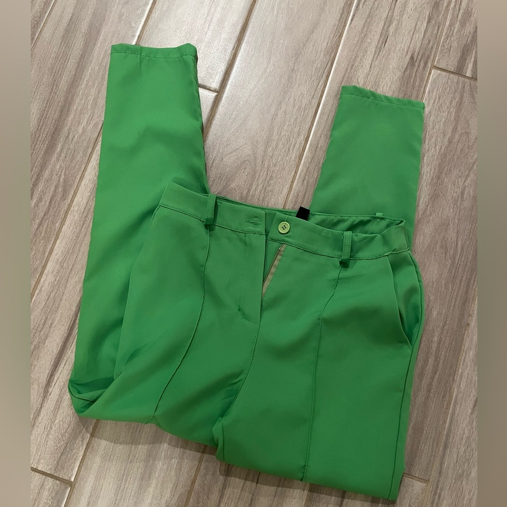 Vibrant Green Dress Pants size 4